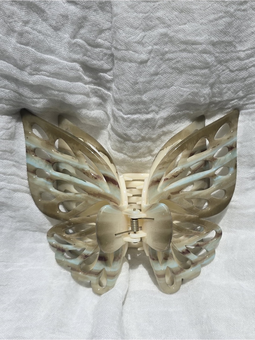 Marbled Butterfly Elegant Claw Clip